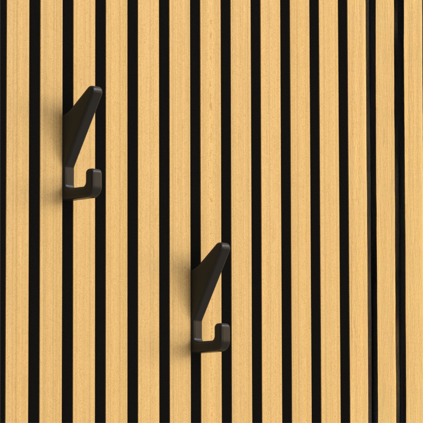 Acoustic Panelling Hat & Coat Hooks - 2 Pack
