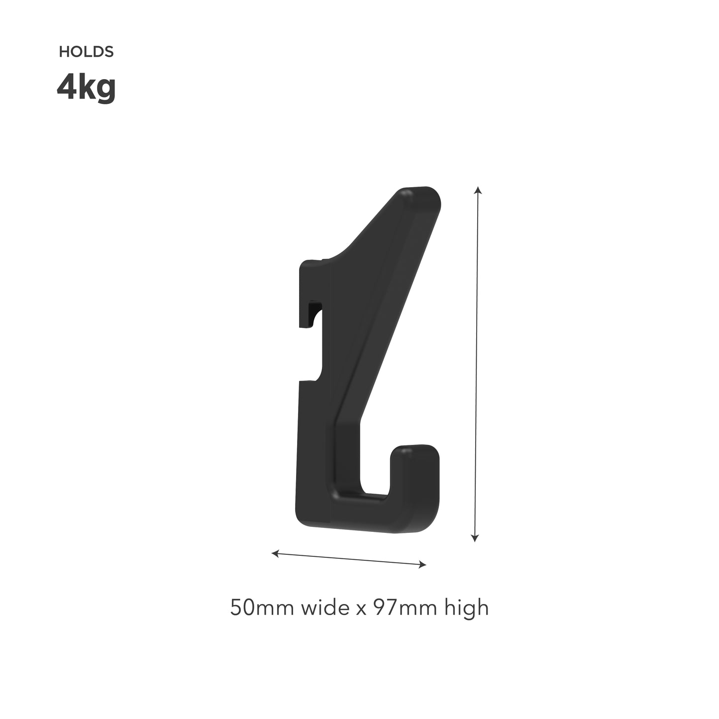 Acoustic Panelling Hat & Coat Hooks - 2 Pack