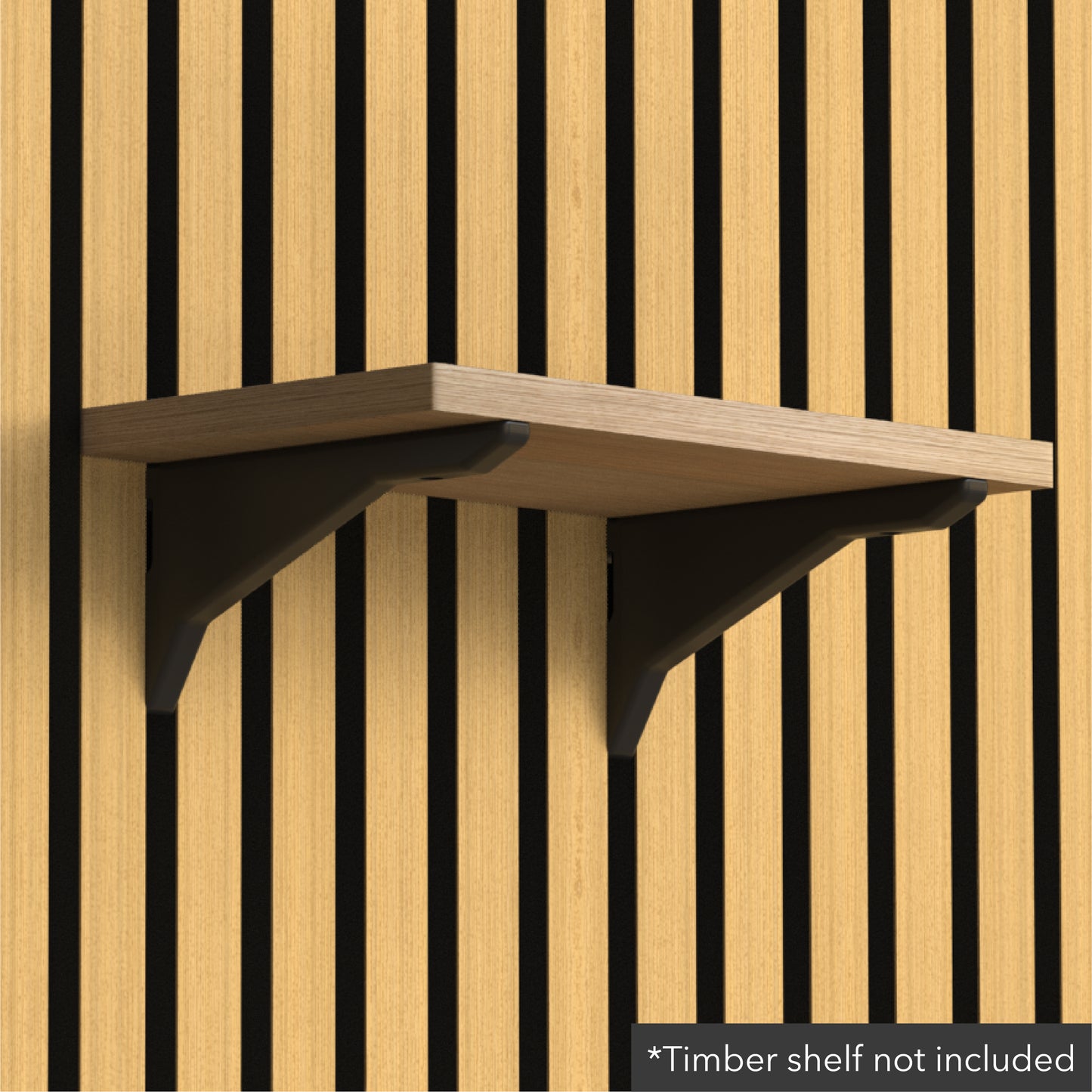 Acoustic Panelling Shelf Brackets - 2 Pack