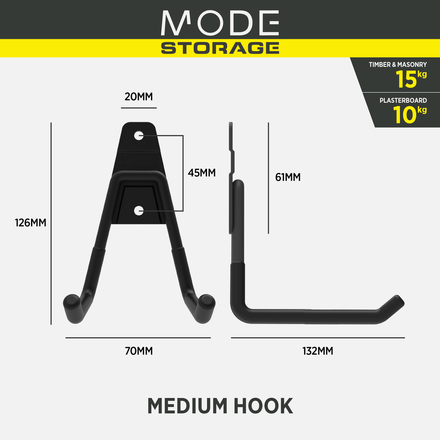 Storage Hook Kit - 3 Pack